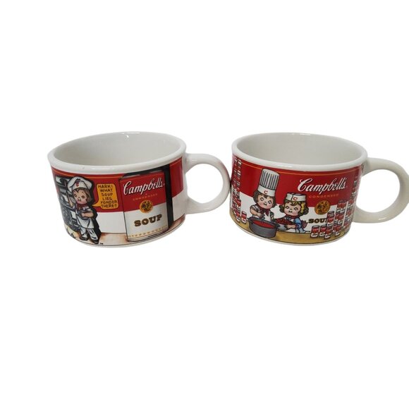 Vintage 1998 Collectible Campbell's Kids Ceramic Soup Bowls by West Wood - Set o - Picture 1 of 4